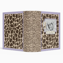 Safari Girl LAV Photo Album Vinyl Binder