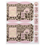 Safari Girl Mini Puff Box 3 Full Color Flyer