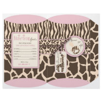 Safari Girl Puff Box Full Color Flyer