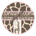 Safari Girl Sticker