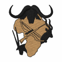 Safari Hunting Logo embroidered shirts