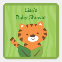 Safari Jungle Tiger Stickers Labels stickers