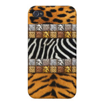 Safari Prints Cover For iPhone 4