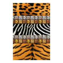 Safari Prints Personalized Stationery