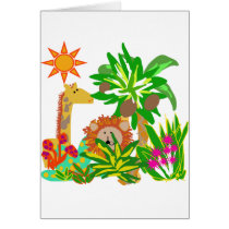 Safari Tshirts and Gifts Greeting Cards