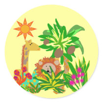 Safari Tshirts and Gifts Round Sticker
