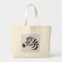 Safari Zebra Icon Bags