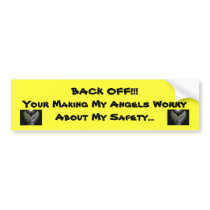 Safe Angels Bumper Sticker bumper stickers