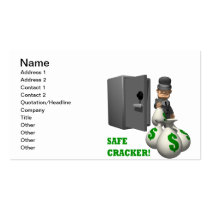 Safe Cracker Business Card