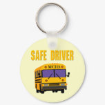 Safe Driver School Bus Driver Keyring