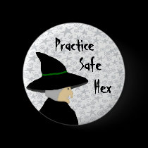 Safe Hex Witch Button buttons