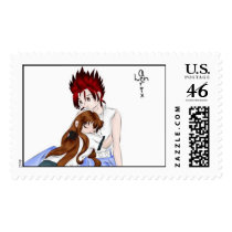 Safe in his arms postage