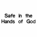 Safe in the Hands of God embroidered shirts by memuddy Safe in the Hands of God embroidered shirts