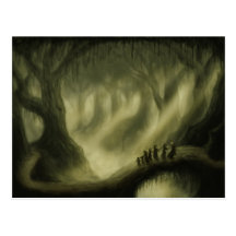 safe passage fantasy landscape postcard