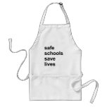 safe schools save lives apron