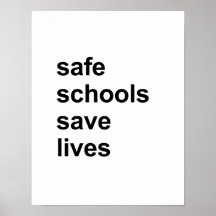 safe schools save lives print