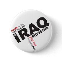 SAFE VIGIL button (with black logo) by savingantiquities SAFE VIGIL button (with black logo)