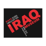 SAFE VIGIL postcard (black with red logo)