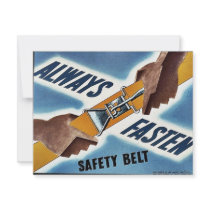 Safety Belt invitations by ww2posters Safety Belt invitations