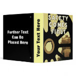 Safety Comes First Binders