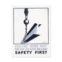Safety First postcards
