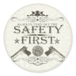 Safety First Stickers