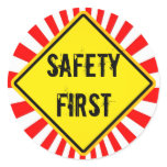 safety first stickers