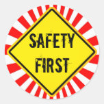 safety first stickers