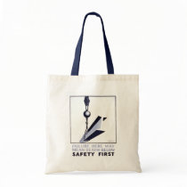 Safety First tote bag by akaJUSTIN Safety First tote bag