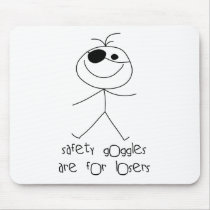 Safety Goggles mousepads by SuperBug Safety Goggles mousepads