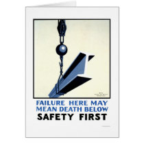 Safety In Construction 1937 WPA cards by lc_wpa Safety In Construction 1937 WPA cards
