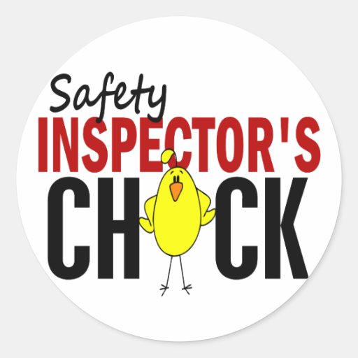 Safety Inspector's Chick Stickers