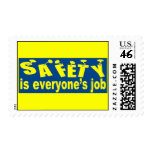 SAFETY is Everyone's Job Postage Stamps