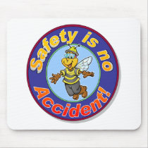 Safety is no accident. mousepads