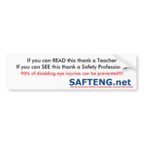 Safety Professional 1 bumper stickers