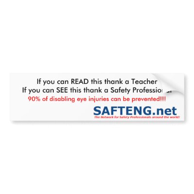 Safety Professional 1 Bumper Stickers by safteng