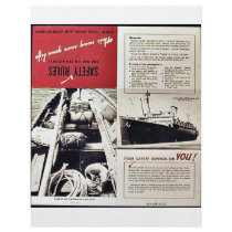Safety Rules flyers by ww2posters Safety Rules flyers