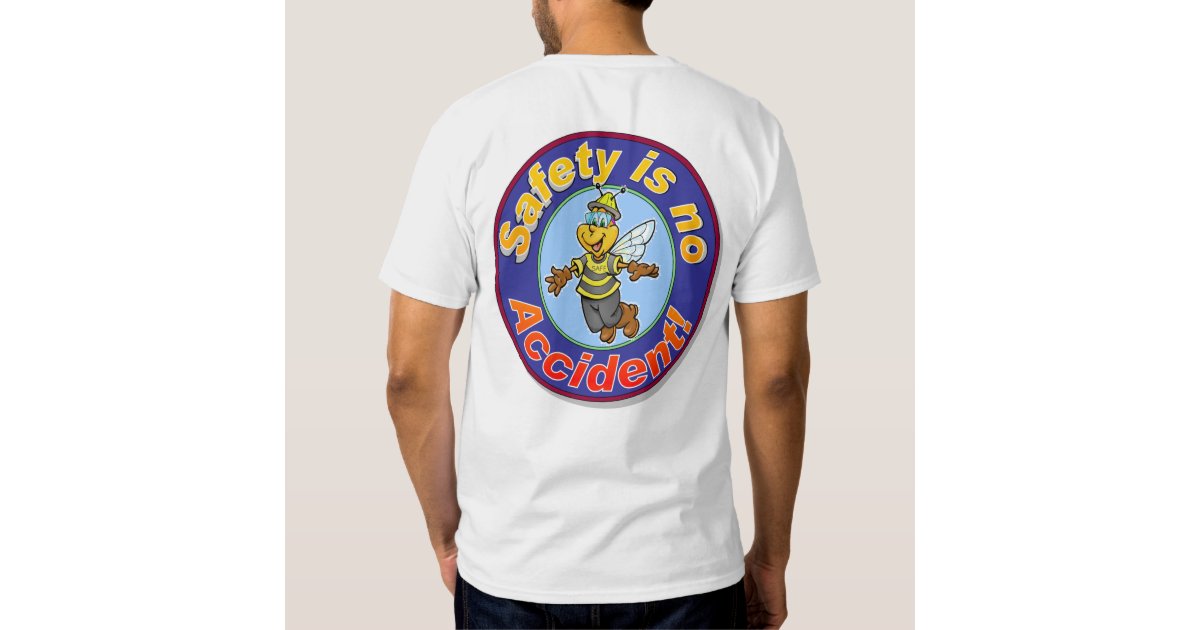 Safety Team Tshirts front and back design Zazzle