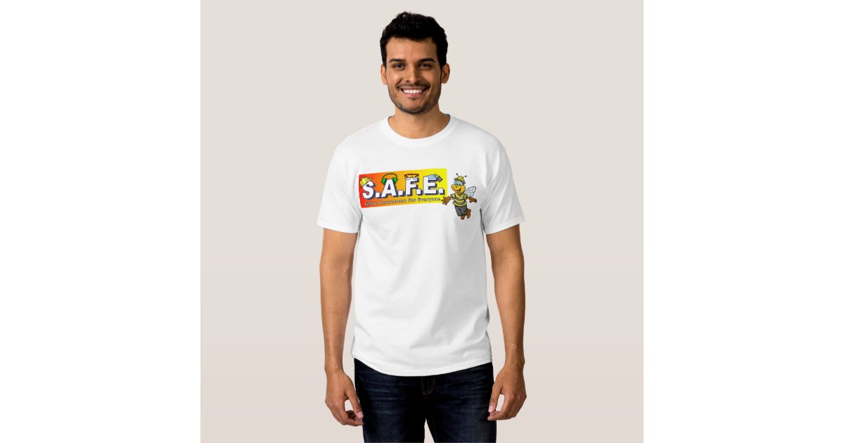 Safety Team Tshirts front and back design Zazzle