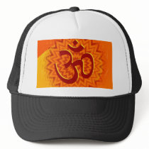 Saffrom Yellow Om Trucker Hats