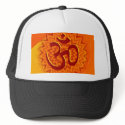 Saffrom Yellow Om hats by Deepsy Saffrom Yellow Om hats