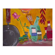 Saffron And Chillies Post Card
