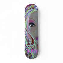 Saffron Neon # 42 skateboards by KosmiQPandora1 Saffron Neon # 42 skateboards
