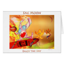 Sag Moon Card