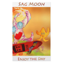 Sag Moon Personalized Stationery