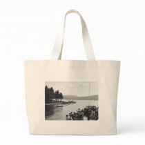 Sagamore Dock, Lake George: 1904 Tote Bags