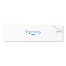 Sagamore Massachusetts Classic Design Bumper Sticker
