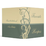 Sage and Canary Vine Recipe Book binders