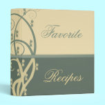 Sage and Canary Vine Recipe Book binders