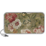 Sage Floral Roses Laptop Speaker